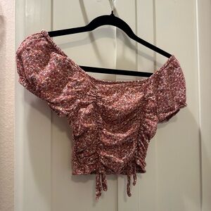 Liberty Love Pink Crop Top